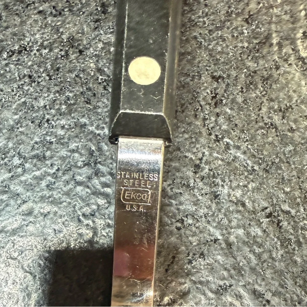 Vintage EKCO Cake Server / Spreader – Stainless Steel & Plastic – USA